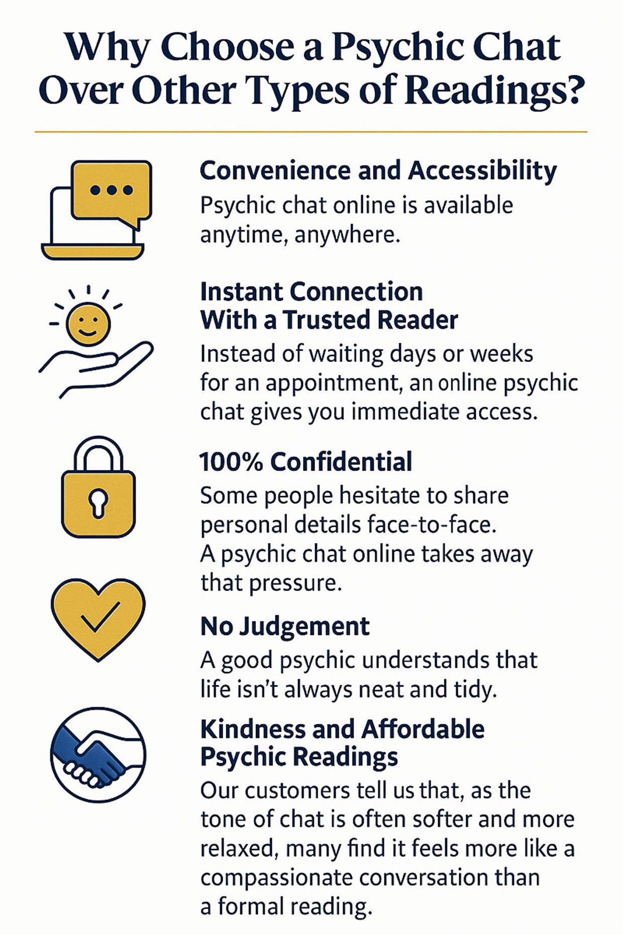Psychic Chats Online - Infographic