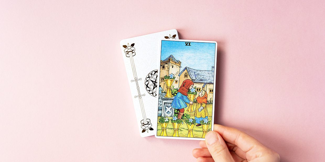 What Is My Ex Thinking About Right Now? 6 of Cups Tarot Card.