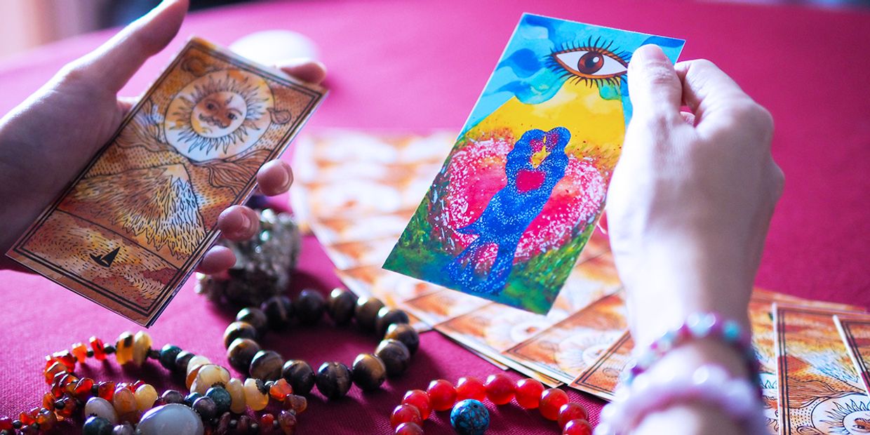 A tarot reading based on love and relationships.