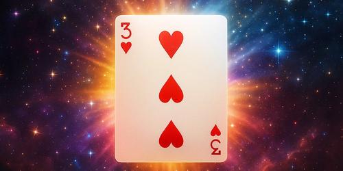 3 of Hearts Cartomancy Meaning