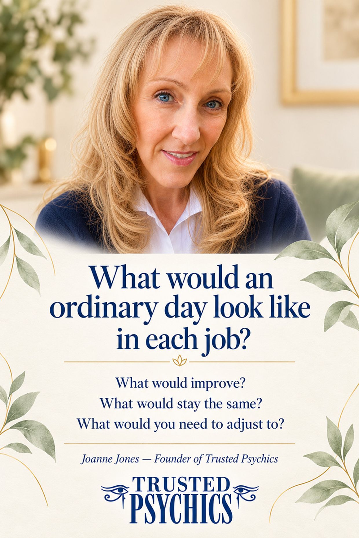 Career Psychic Readings - Joanne Jones, Founder of Trusted Psychics