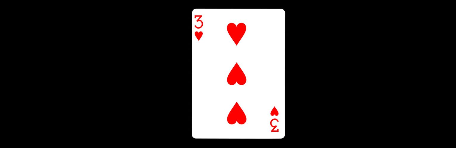 3 of Hearts Cartomancy Meaning