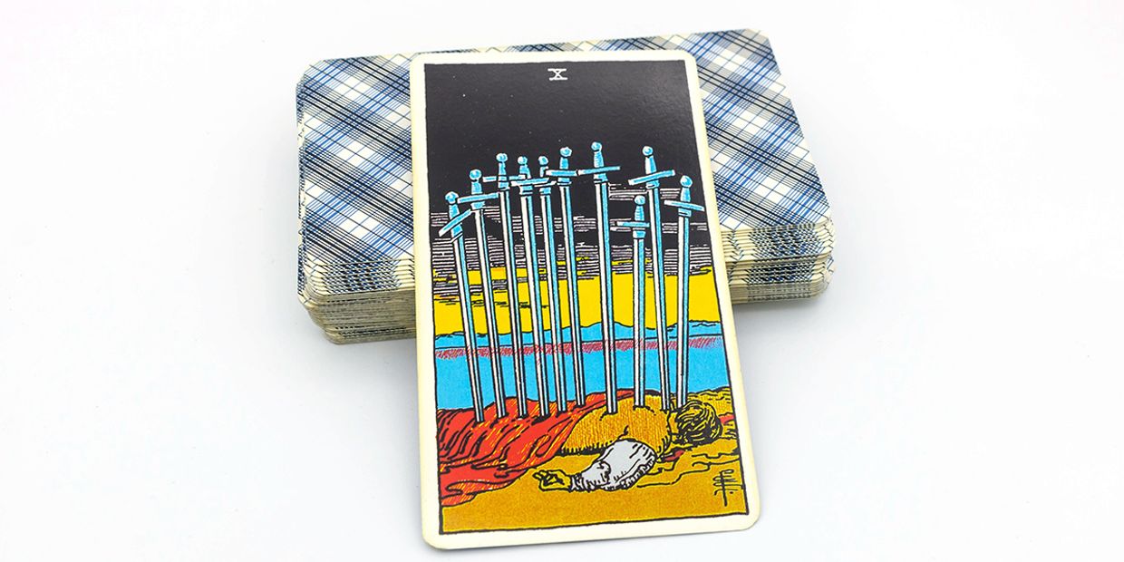 Does My Ex Miss Me? Tarot Card - 10 of Swords