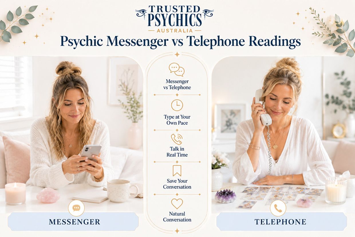 Psychic Messenger vs Psychic Telephone Readings - Trusted Psychics Australia