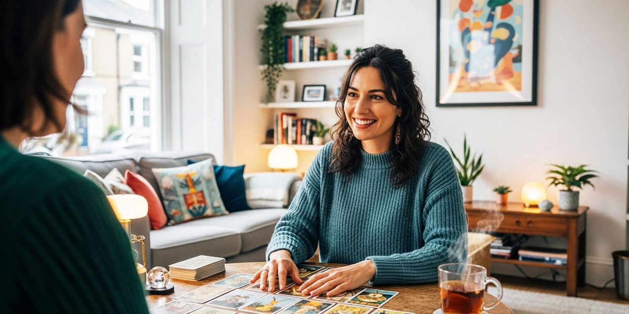 What Questions to Ask in a Love Reading - A British tarot card reader, reading from home.