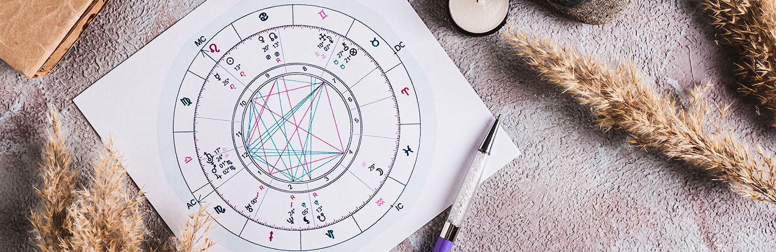 A horoscope chart