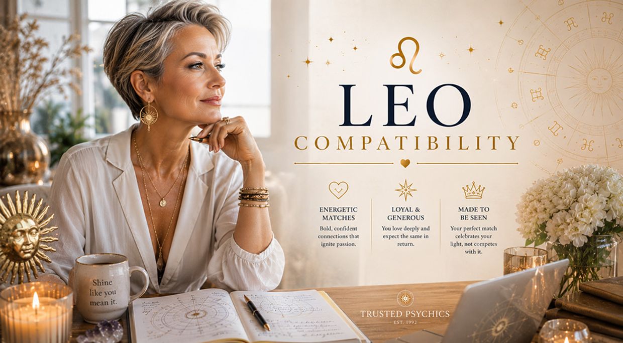 Who Is Leo Most Compatible With in Love & Relationships? Leo Compatibility Infographic