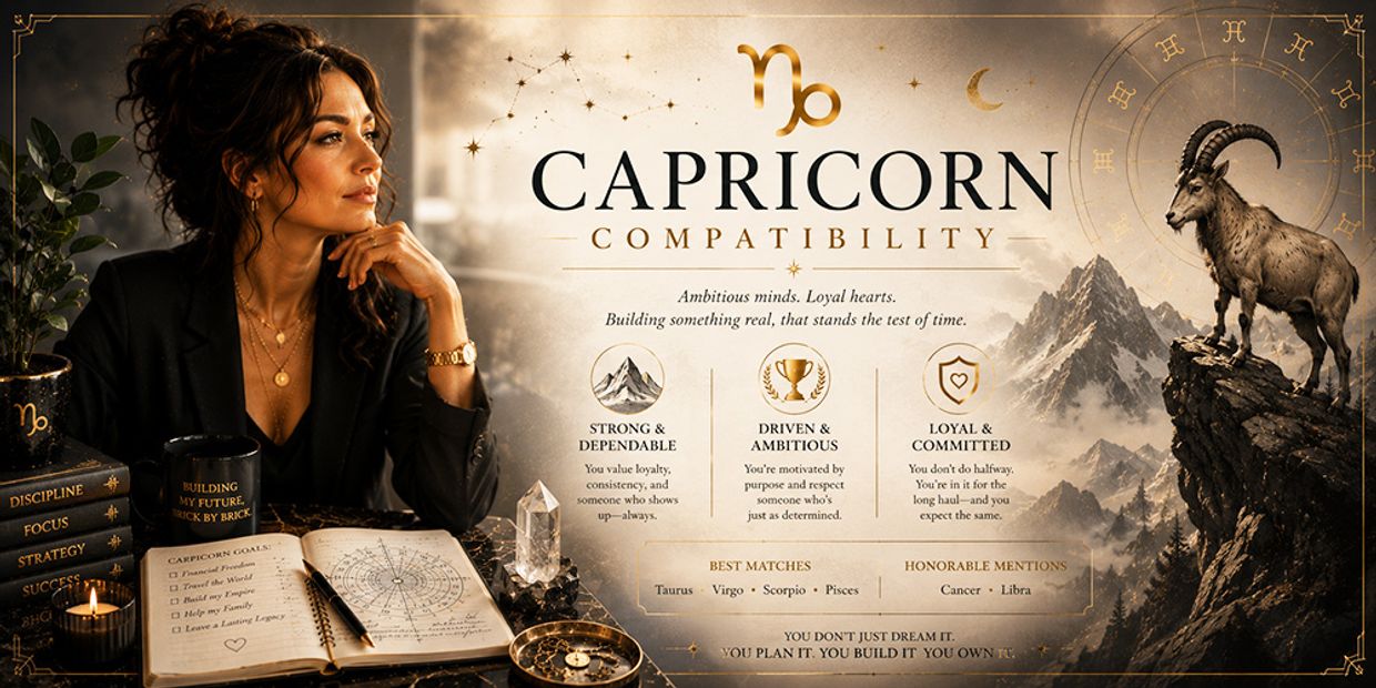 Who Is Capricorn Most Compatible with in Love & Relationships?