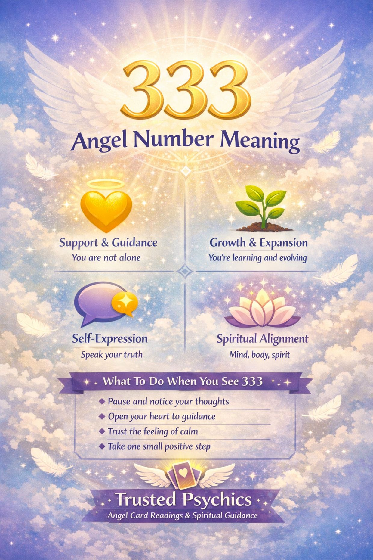 333 Angel Number Meaning - Infographic