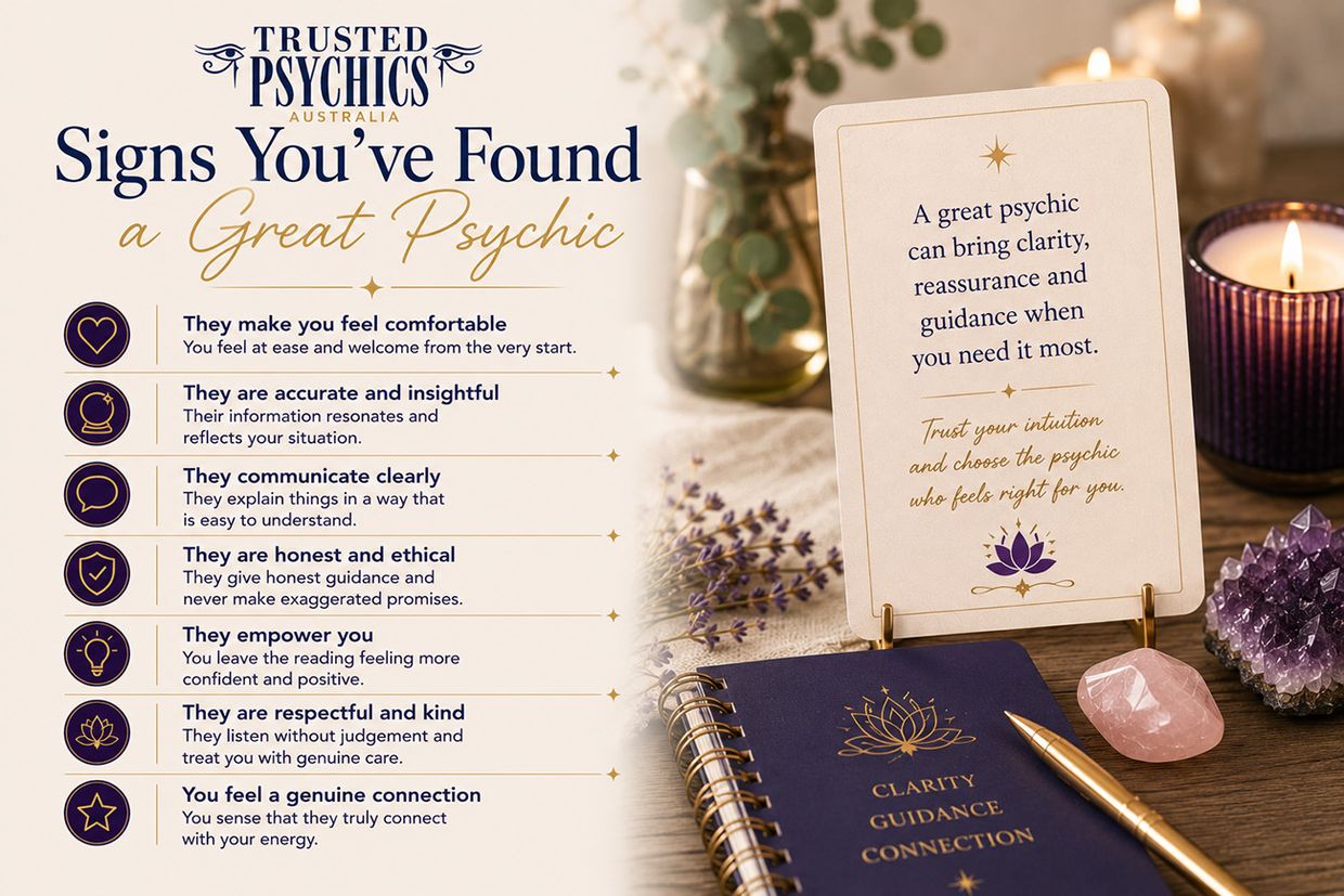 Signs You've Found a Great Psychic - Trusted Psychics Australia