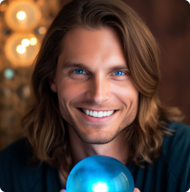 A male psychic reader