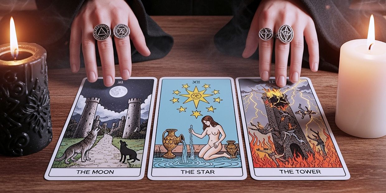 8 of Wands - Three Card Spread