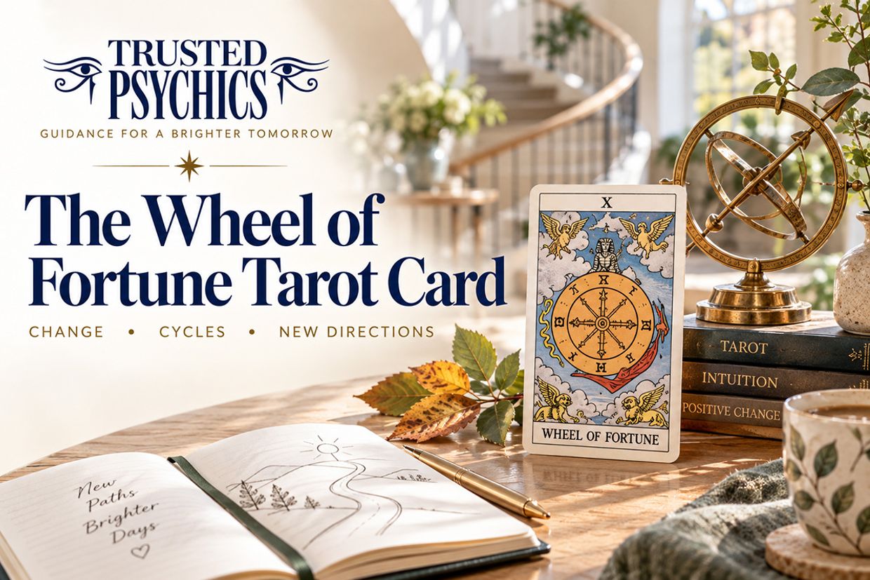 The Wheel of Fortune Tarot Card - Change, Cycles, New Directions.