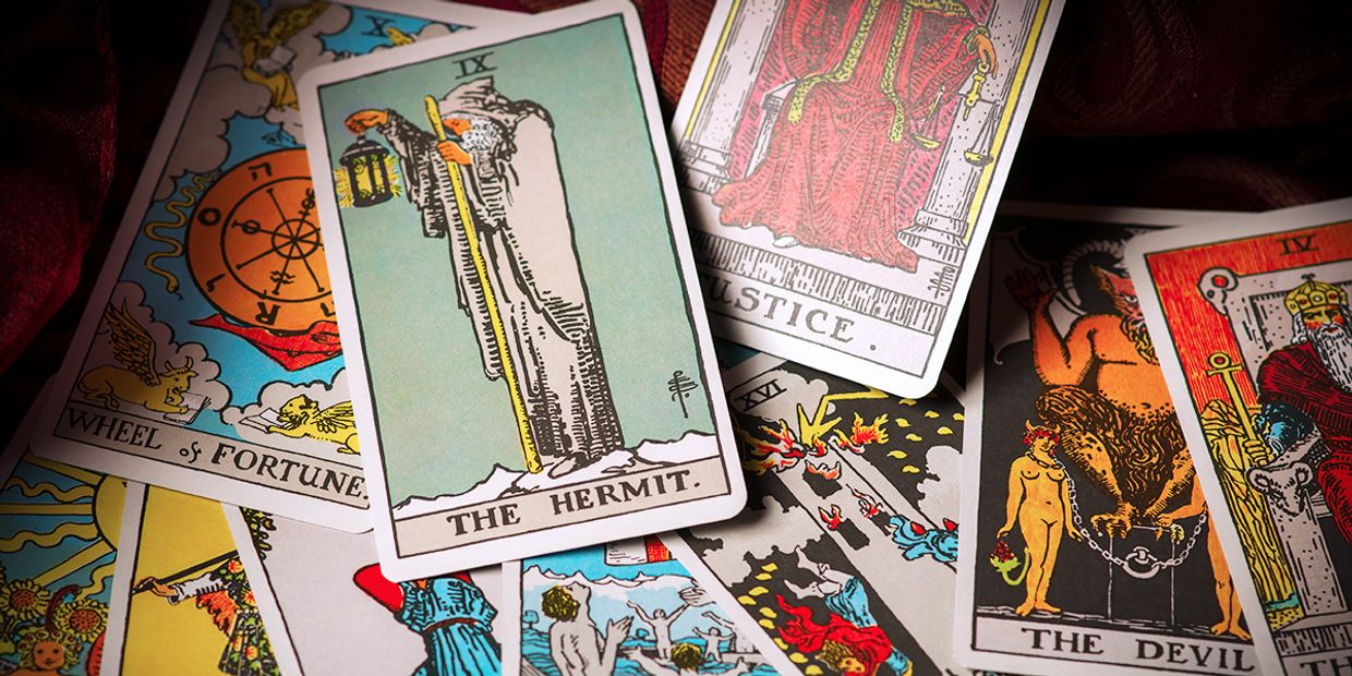 Tarot Cards & Tarot Card Meanings - The Hermit