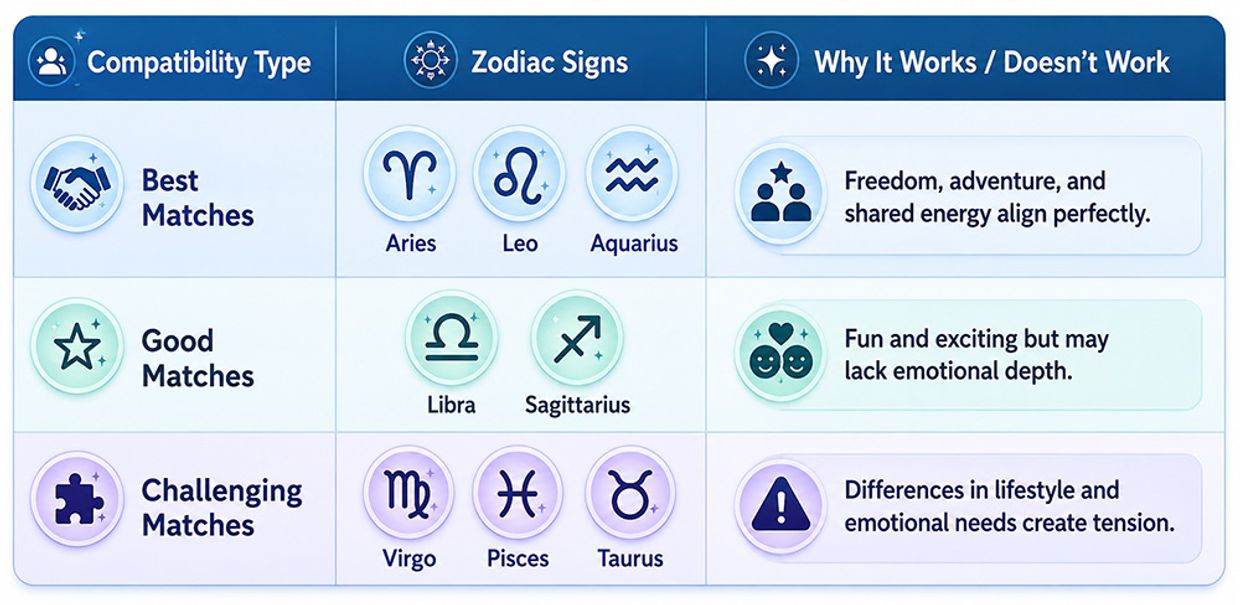 Sagittarius Personality Traits - Sagittarius Compatibility in Love: Best & Worst Matches