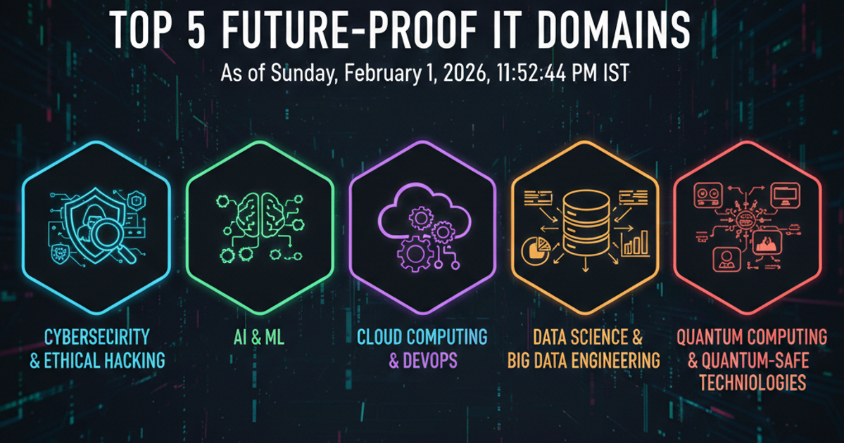 Top 5 future secure IT domains
