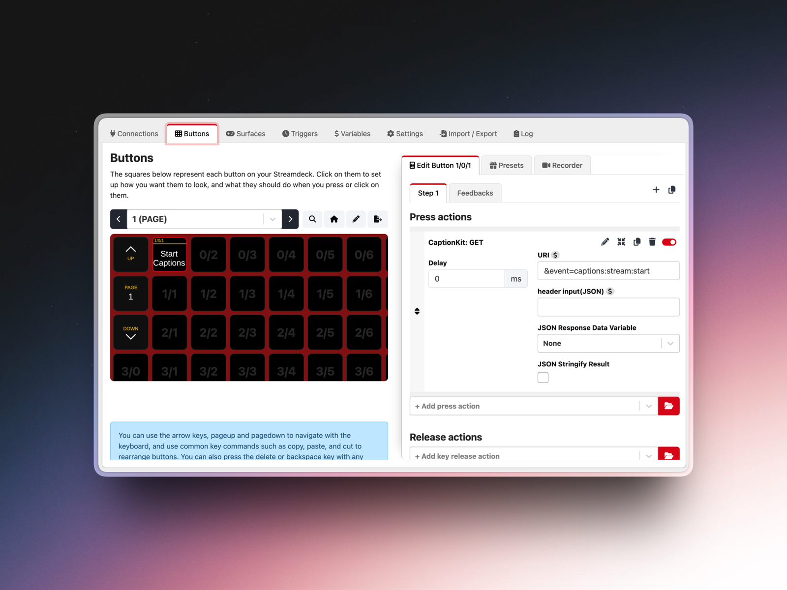 Companion screenshot