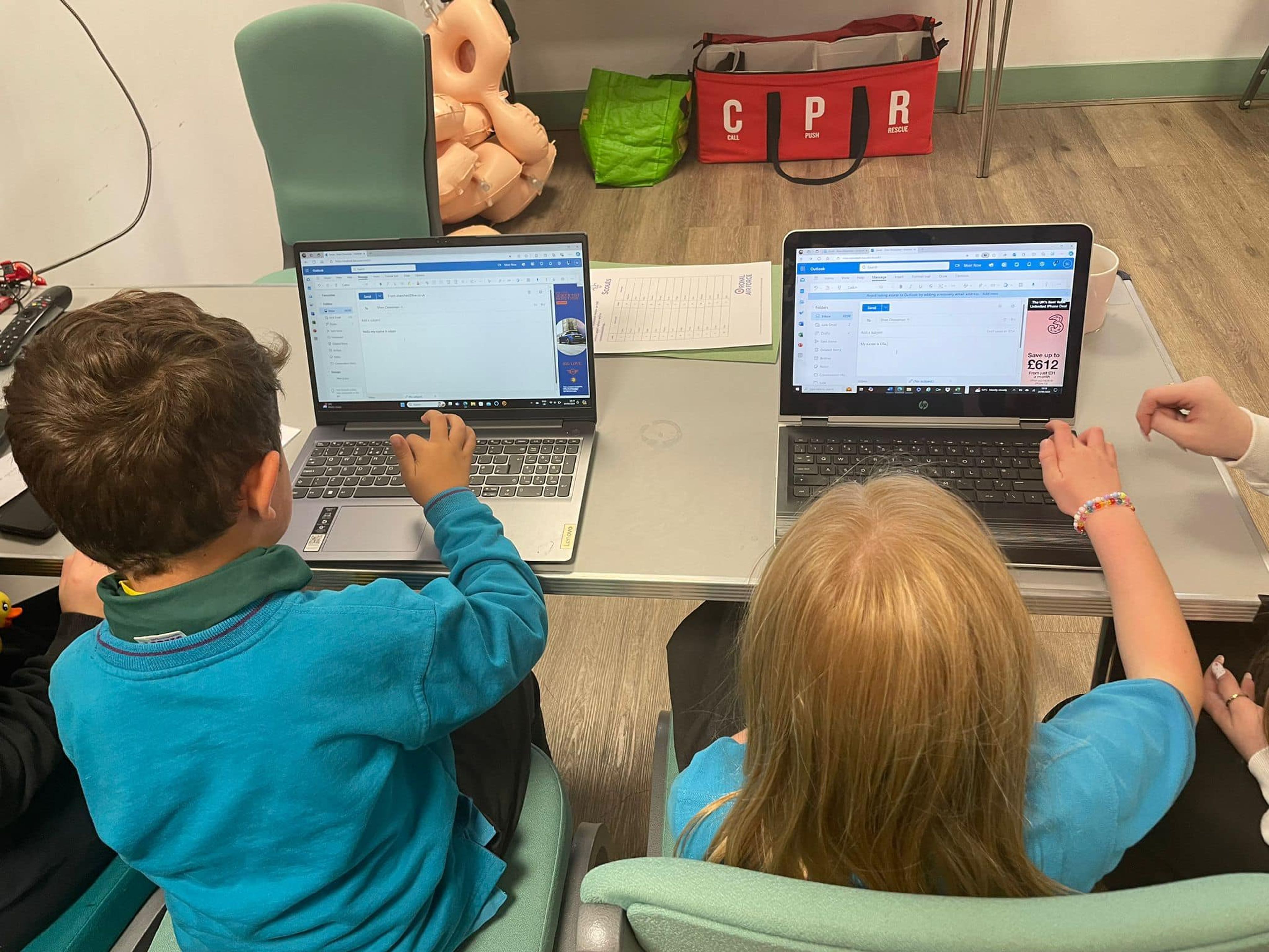 Beavers sending emails