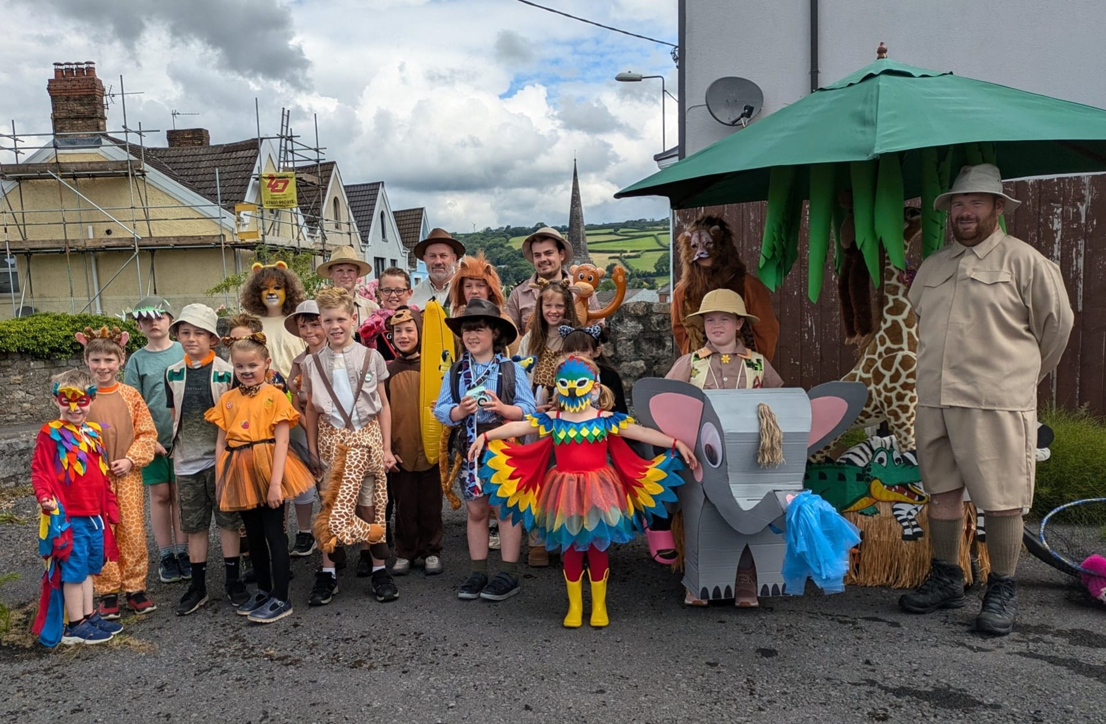 Members of 1st Kidwelly dressed up for carnival