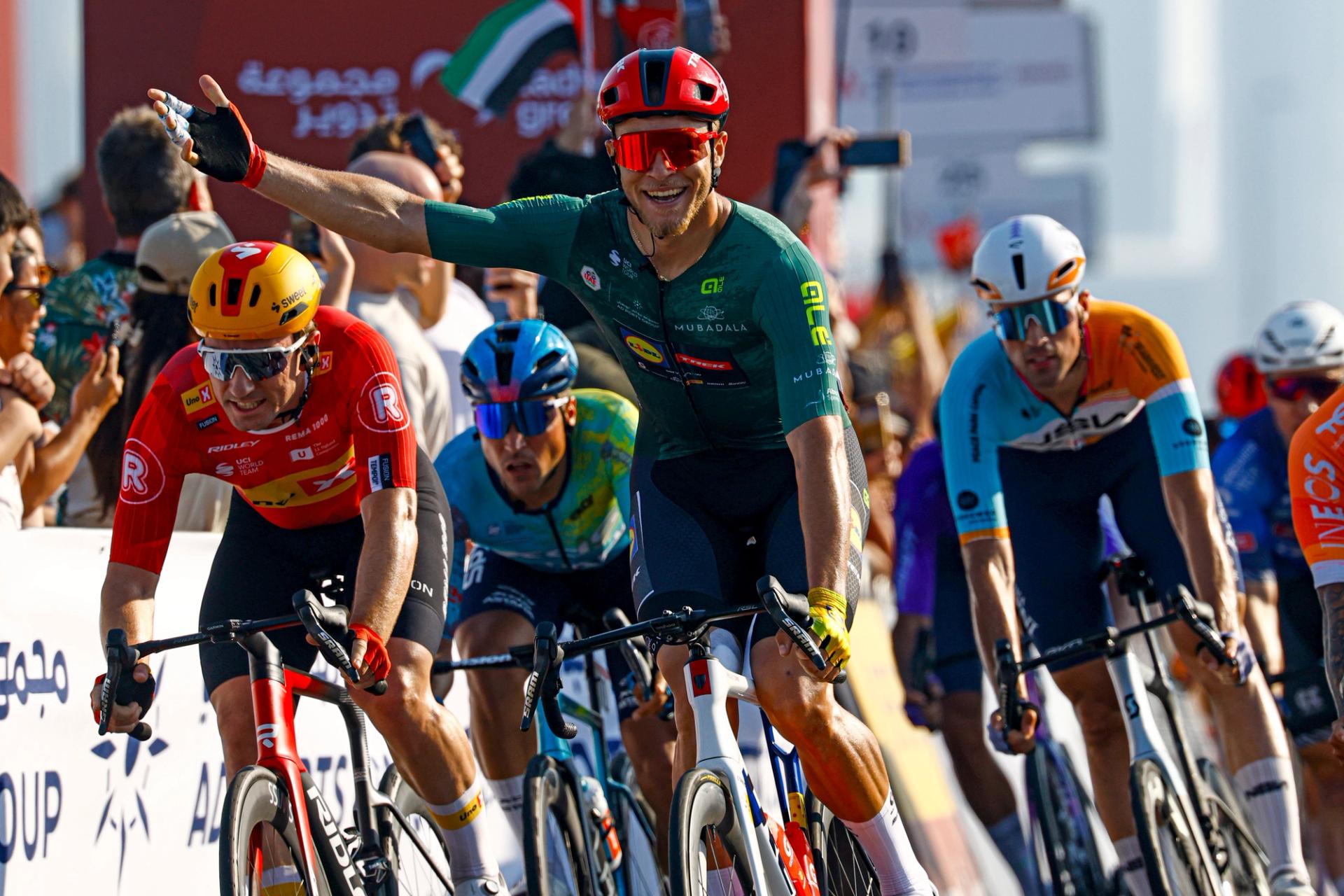 UAE Tour 2026 - 8th Edition - 7th stage Zayed National Museum - Abu Dhabi Breakwater 149 km - 22/02/2026 - Jonathan Milan (ITA - Lidl - Trek) - photo Luca Bettini/SprintCyclingAgency©2026