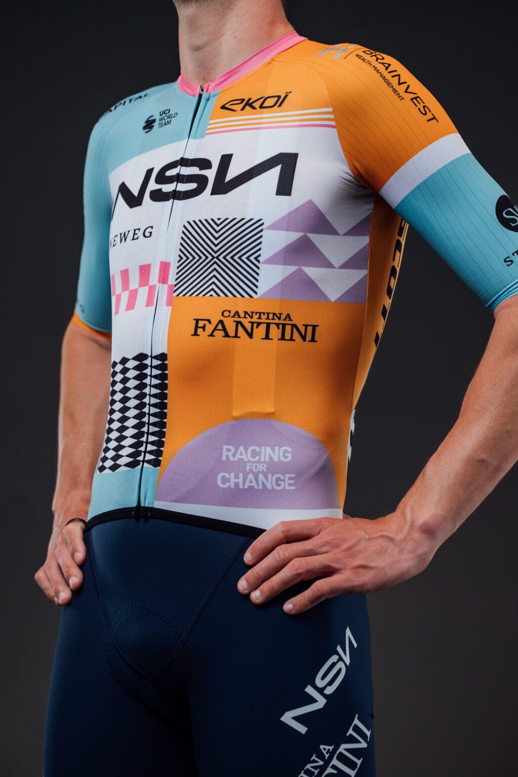 The new NSN Cycling racing kit. Image credit: Chris Auld/ NSN Cycling