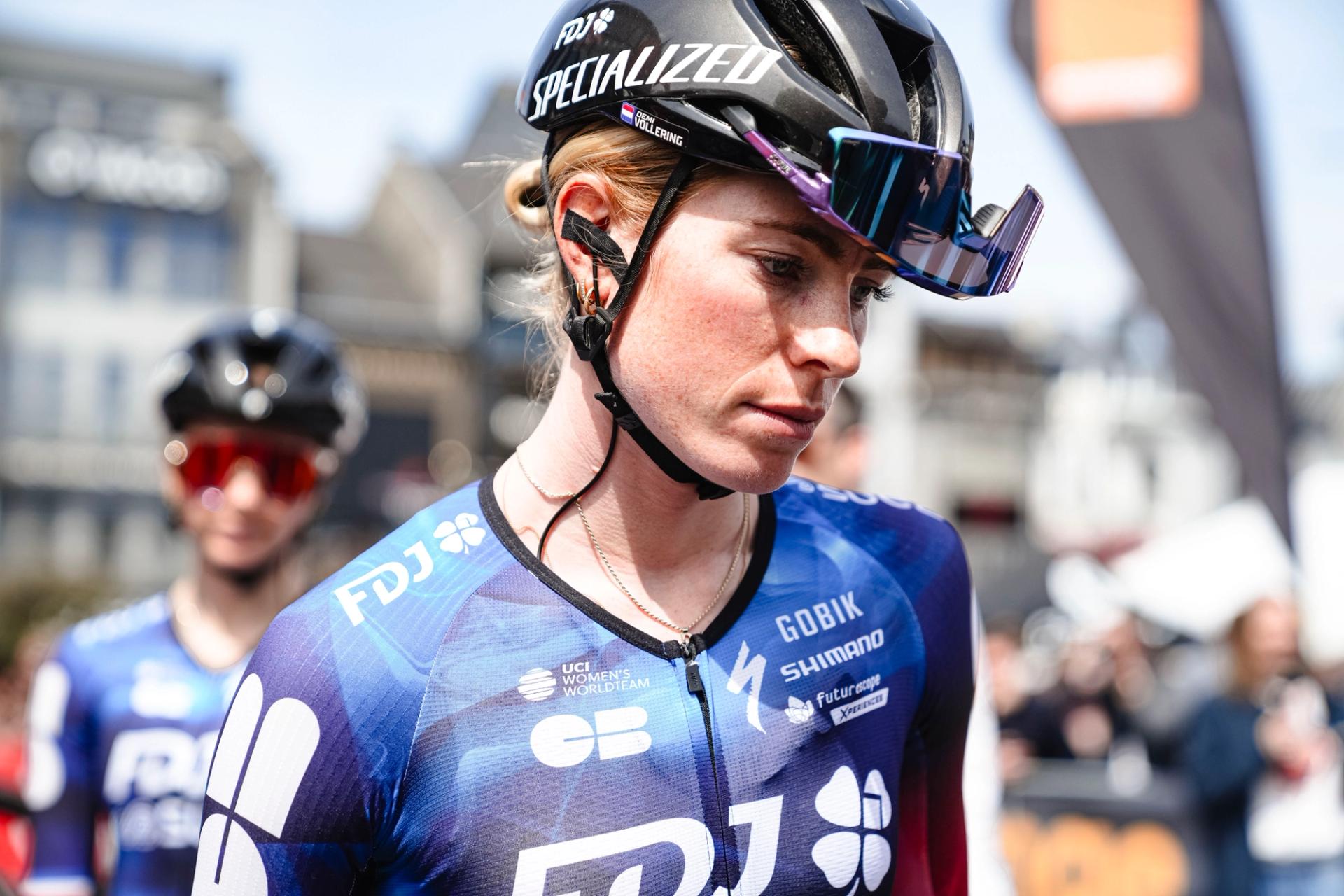 'I tried to kiss the tarmac': Demi Vollering escapes serious injury after pre-season crash