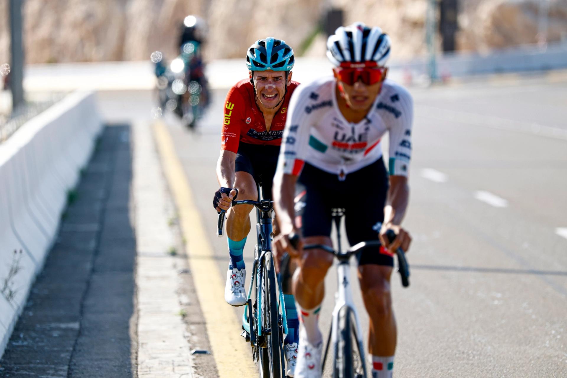 UAE Tour 2026 - 8th Edition - 6th stage Al Ain Museum - Jebel Hafeet 168 km - 21/02/2026 - Antonio Tiberi (ITA - Bahrain Victorious) - photo Luca Bettini/SprintCyclingAgency©2026
