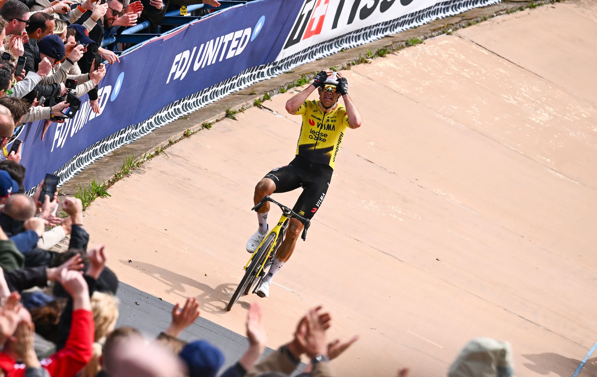 Wout van Aert restores unpredictability to the Monument hierarchy at Paris-Roubaix