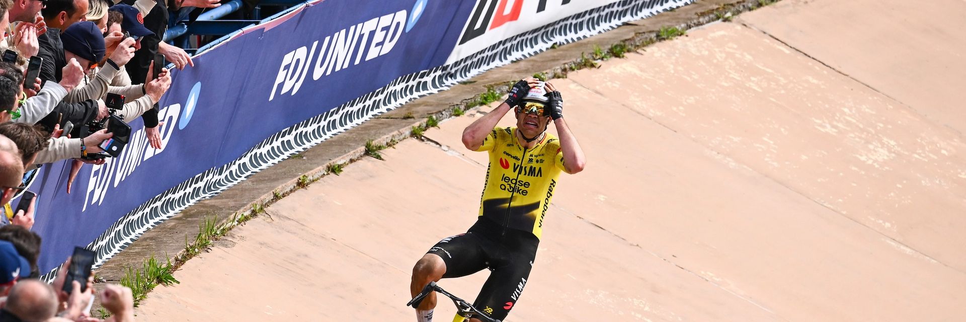 Wout van Aert restores unpredictability to the Monument hierarchy at Paris-Roubaix