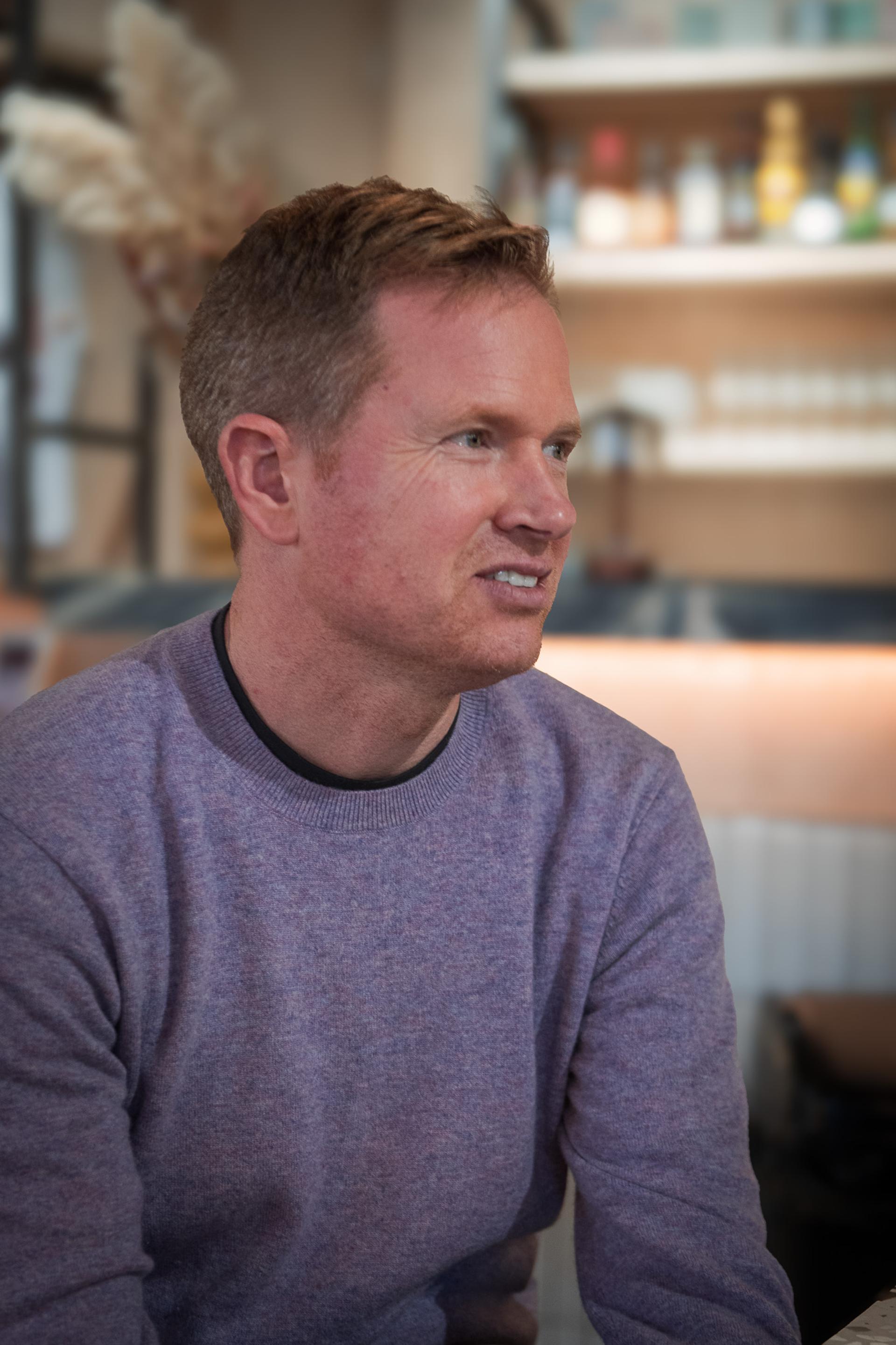 Raptor's co-founder sat in The Clubhouse cafe