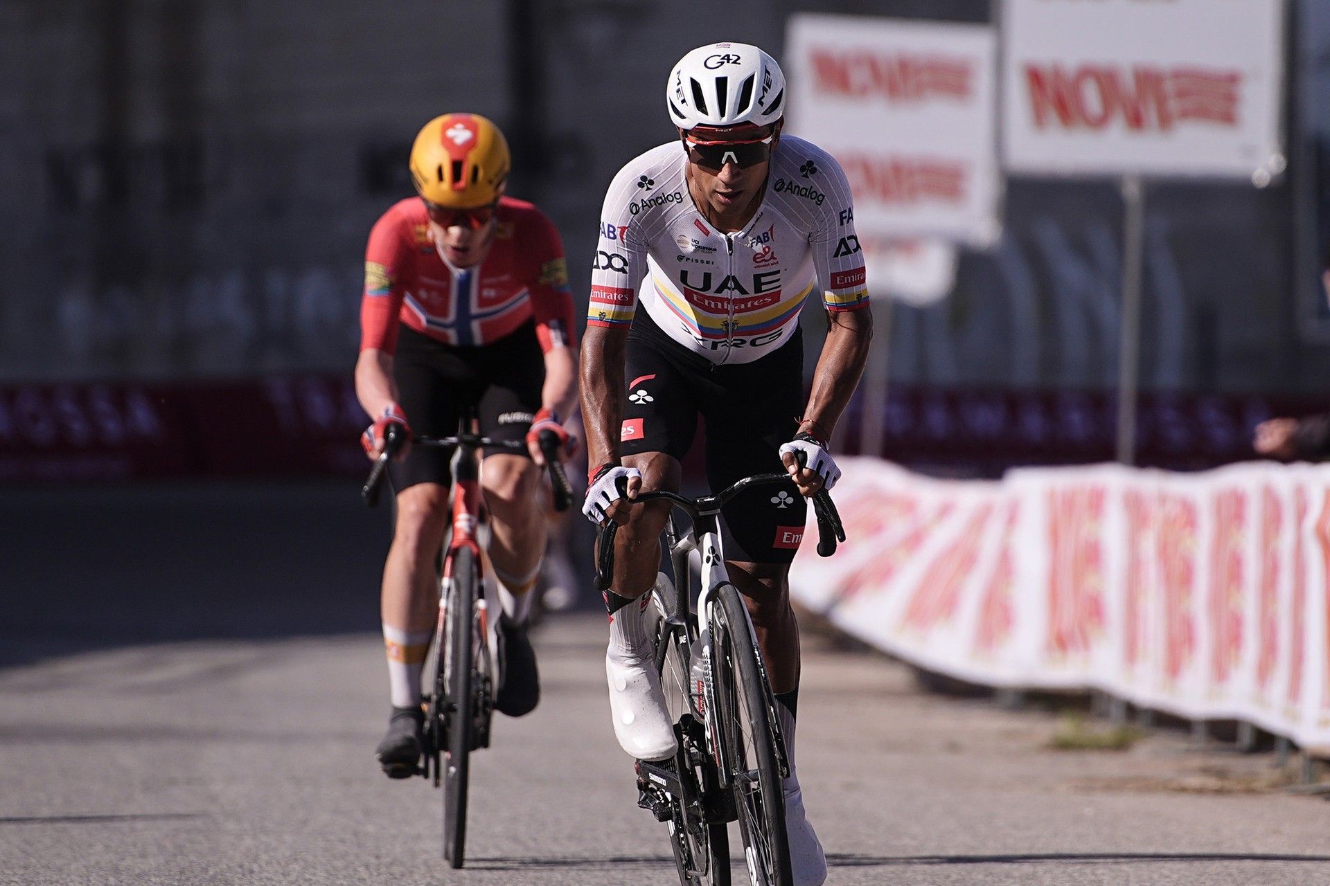 'That was all I could do', Leknessund left chasing as Narváez wins punishing Giro d'Italia stage 8