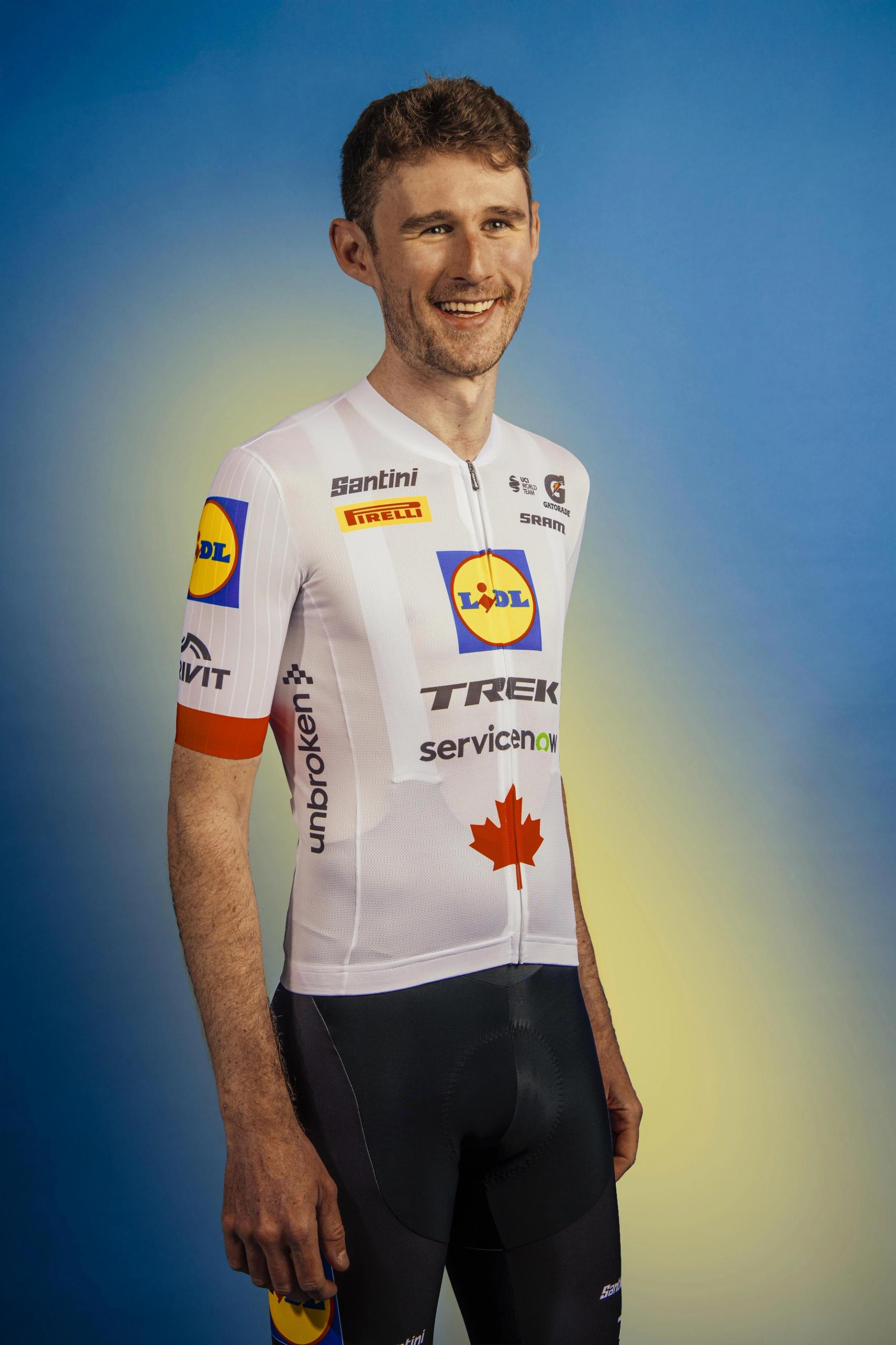 Derek Gee in Lidl-Trek kit