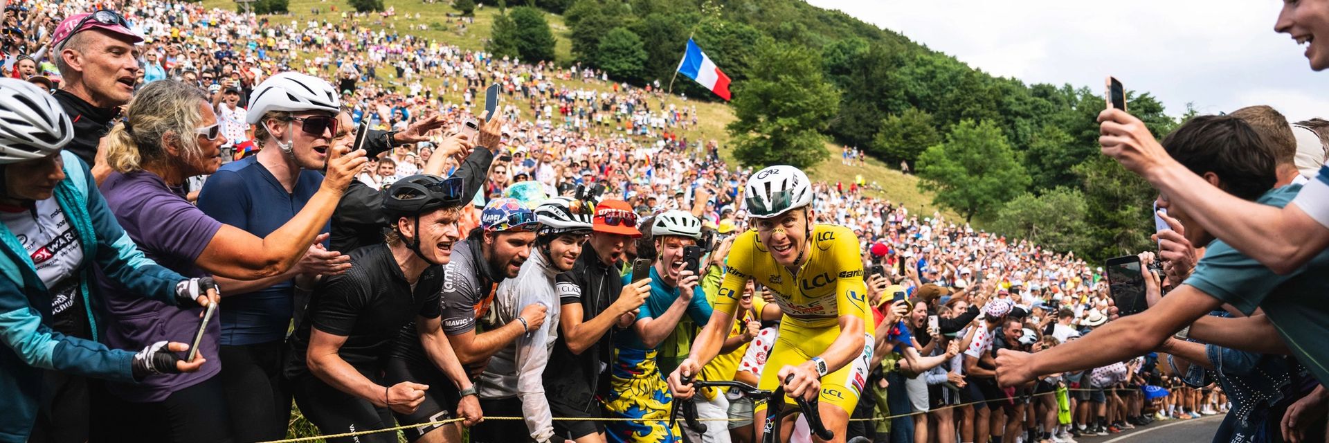 Pogačar looked vulnerable on stage 14, but his rivals let the Tour's best gamble pass