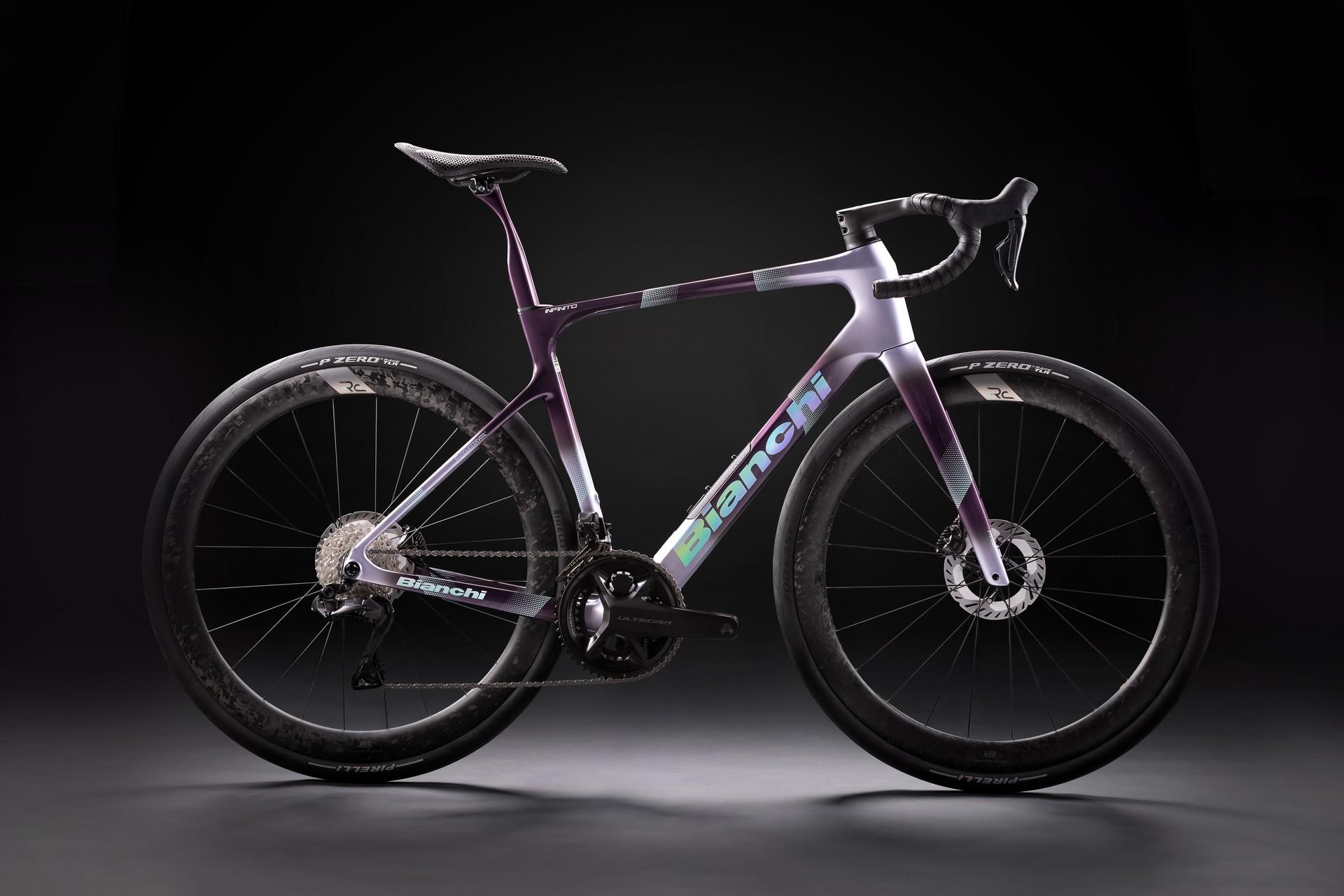 Bianchi completely redesigns the Infinito for 2026, adding 40mm tyre clearance, internal storage, and overhauled Countervail tech