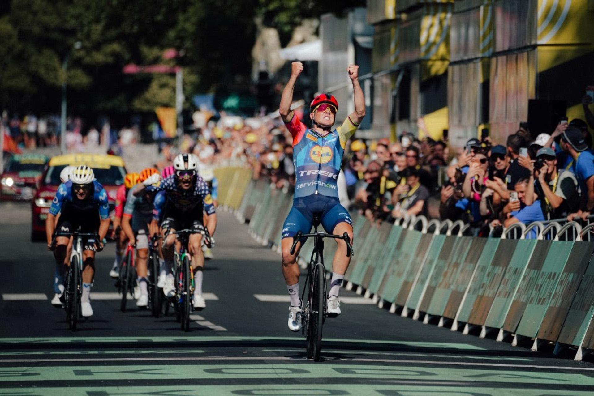 'I heard a lot of places that I was done', Mads Pedersen ends drought with Tour de France stage 4 win and takes green jersey lead