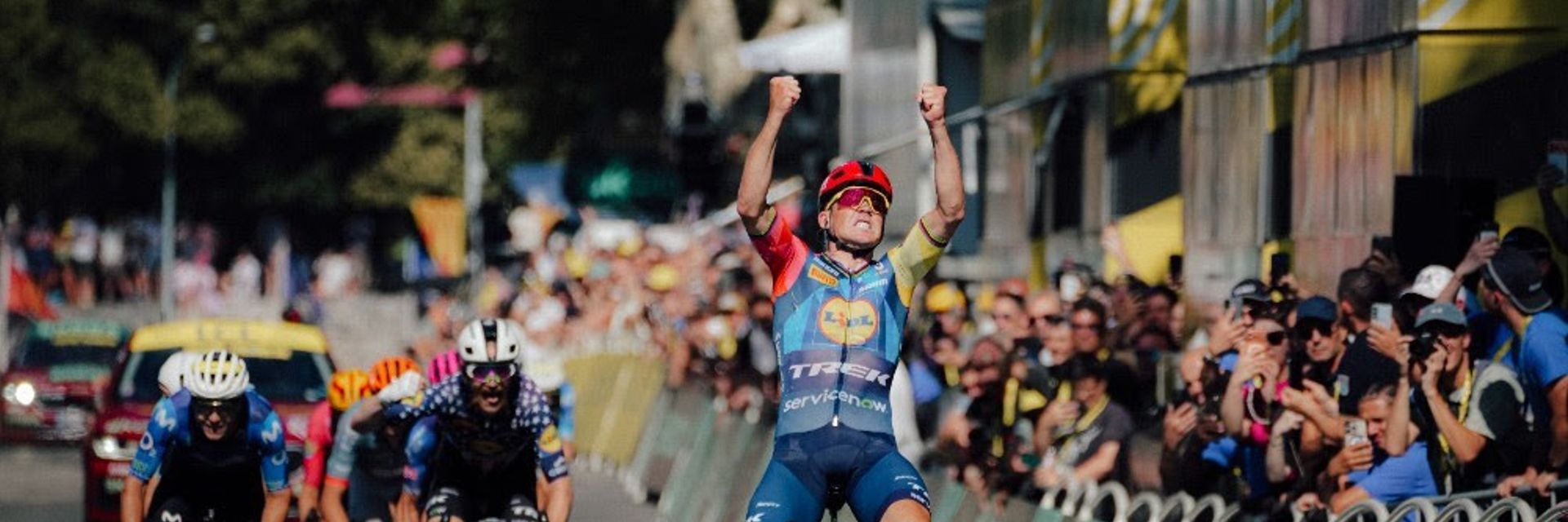 'I heard a lot of places that I was done', Mads Pedersen ends drought with Tour de France stage 4 win and takes green jersey lead