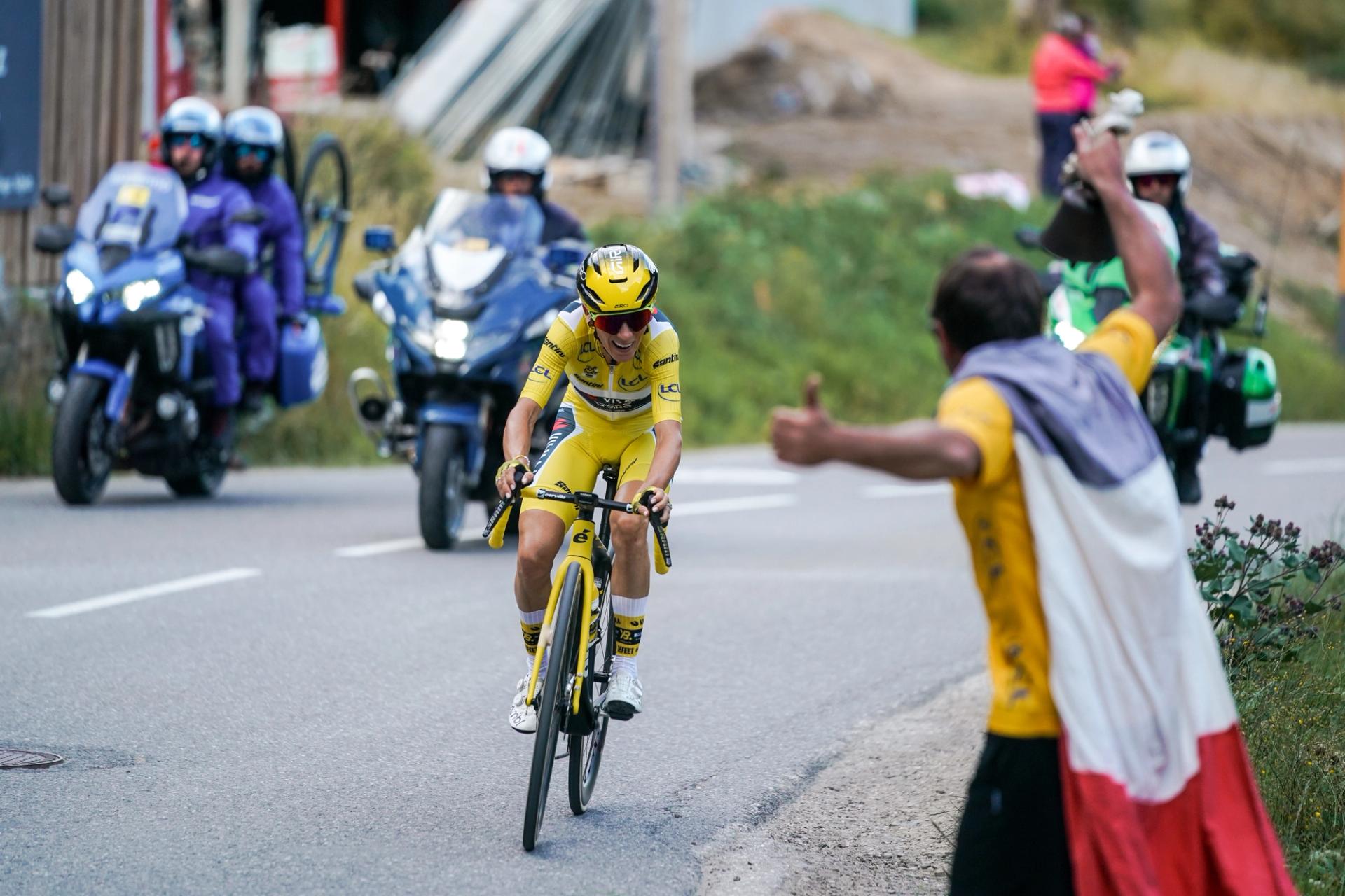 Tour de France Femmes avec Zwift 2025 – Étape 9 - Praz-sur-Arly > Châtel Les Portes du Soleil (124,1km) - Pauline Ferrand-Prevot (Visma Lease a Bike)