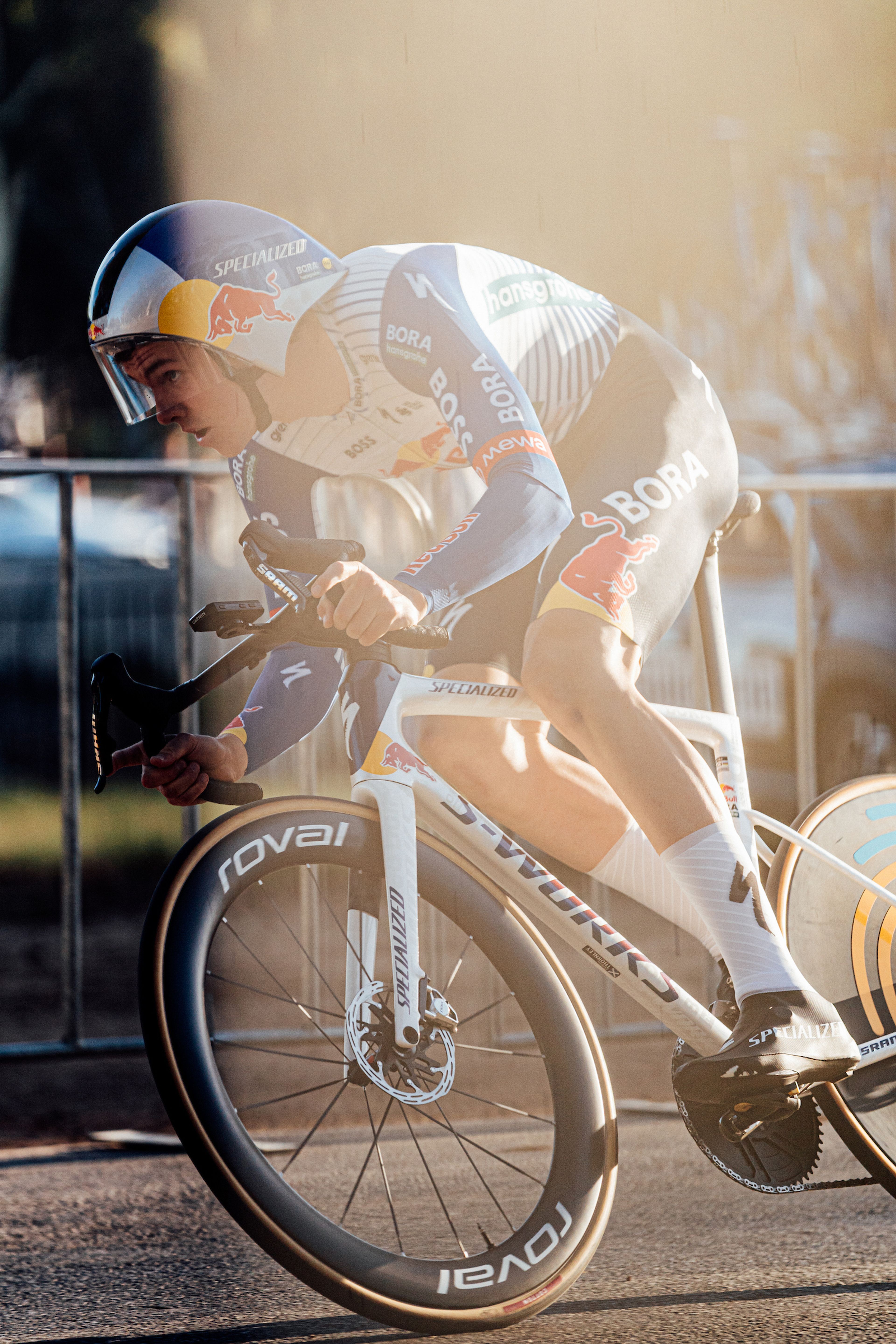 Picture by Zac Williams/SWpix.com - 20/01/2026 - Cycling - 2026 Tour Down Under - Prologue ITT - Adelaide to Adelaide - Patrick Konrad, Red Bull Bora Hansgrohe.