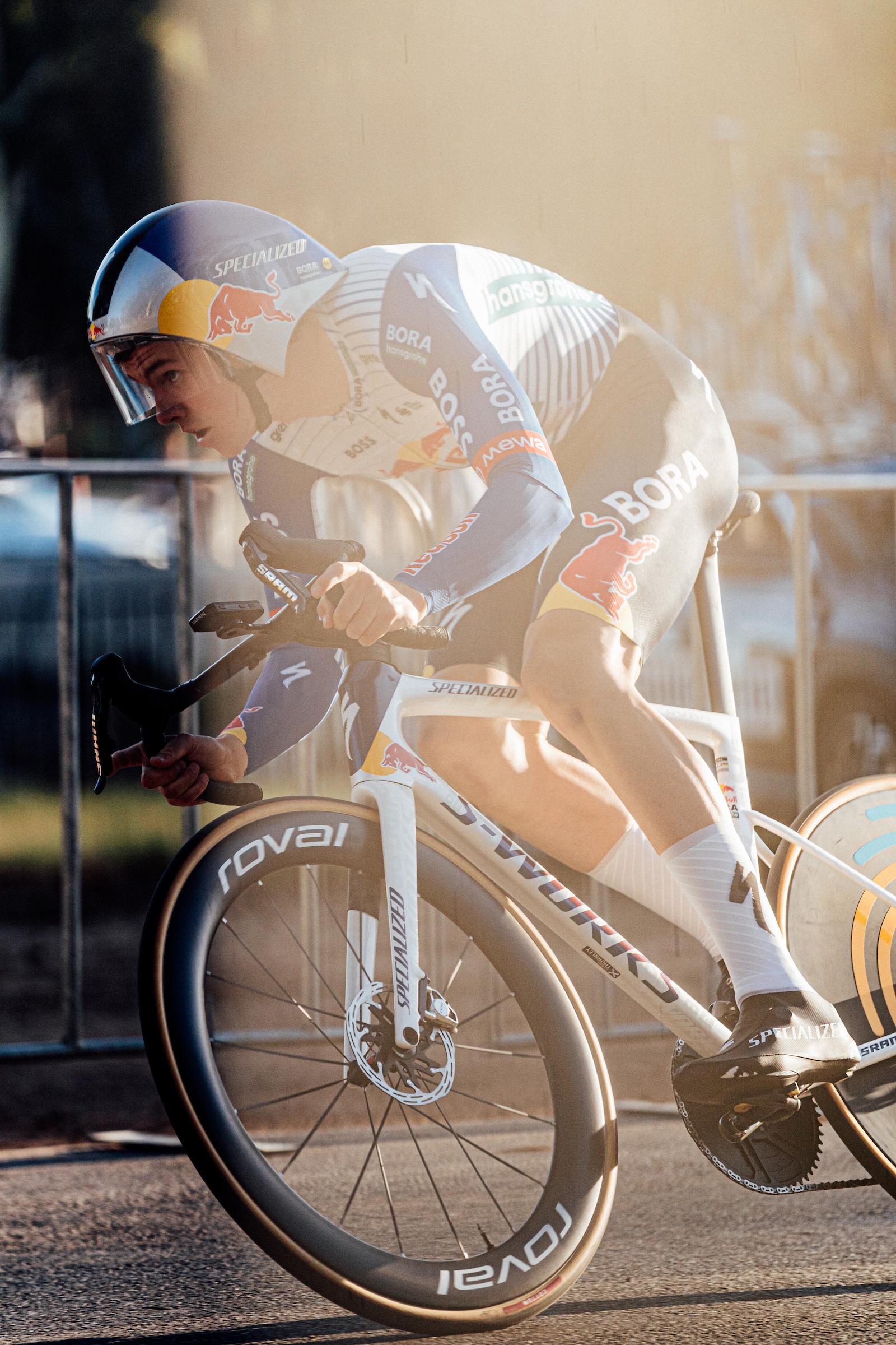 Picture by Zac Williams/SWpix.com - 20/01/2026 - Cycling - 2026 Tour Down Under - Prologue ITT - Adelaide to Adelaide - Patrick Konrad, Red Bull Bora Hansgrohe.