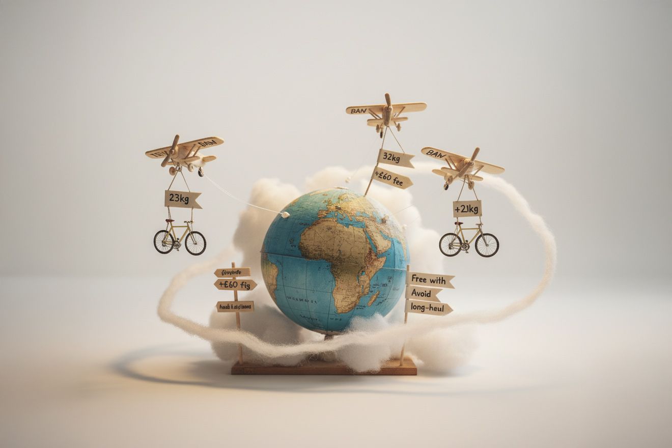 Flying with a bike in 2026: The best airlines by region, price and weight policy