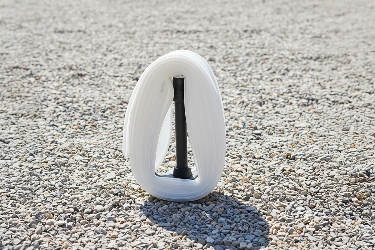 Schwalbe Aerothan Tube Race placed on a gravel road