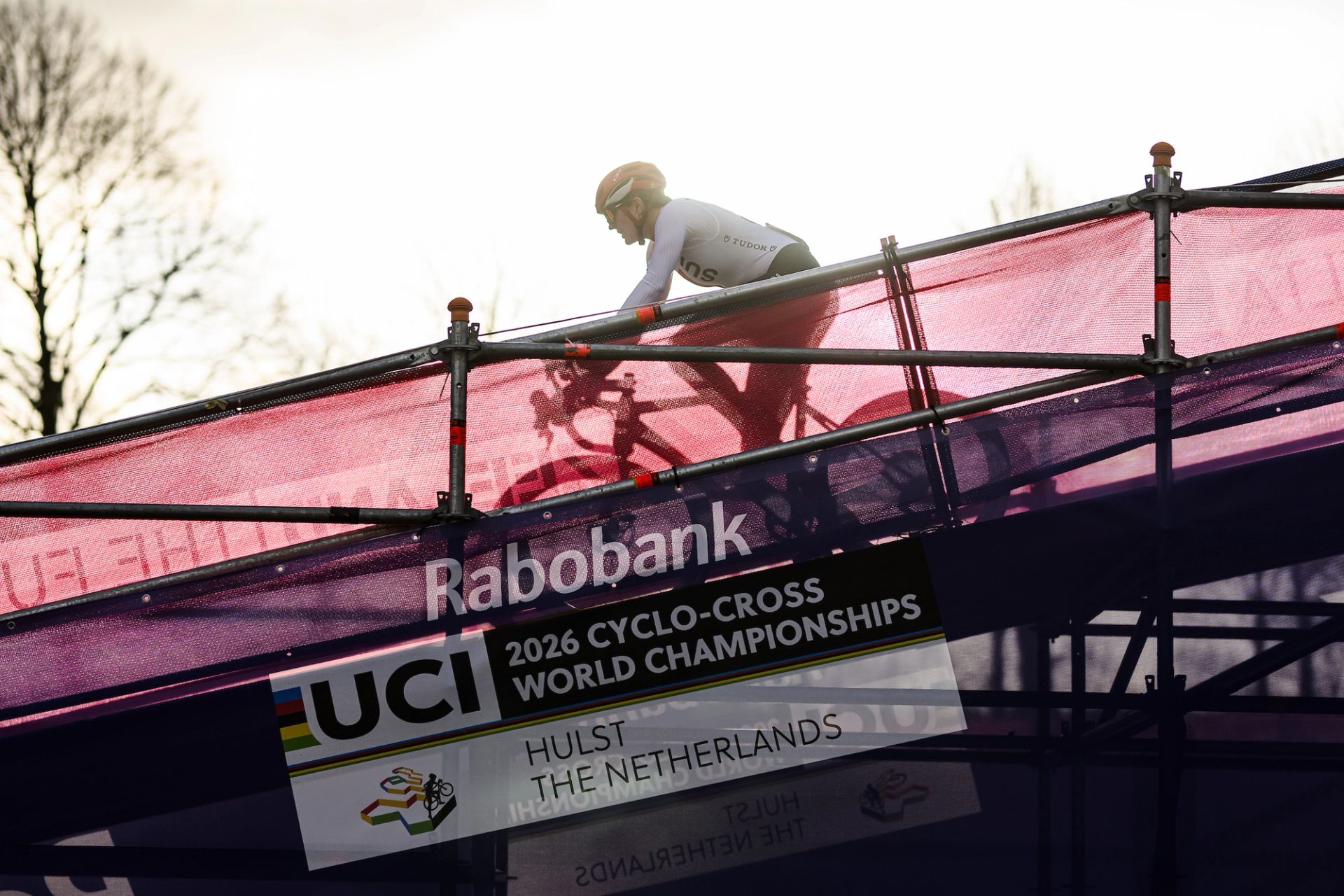 Picture by Mathew Wells/SWpix.com - 31/01/2026 - Cycling - 2026 Rabobank UCI Cyclo-cross World Championships - Hulst, Zeeland, Netherlands - Branding
