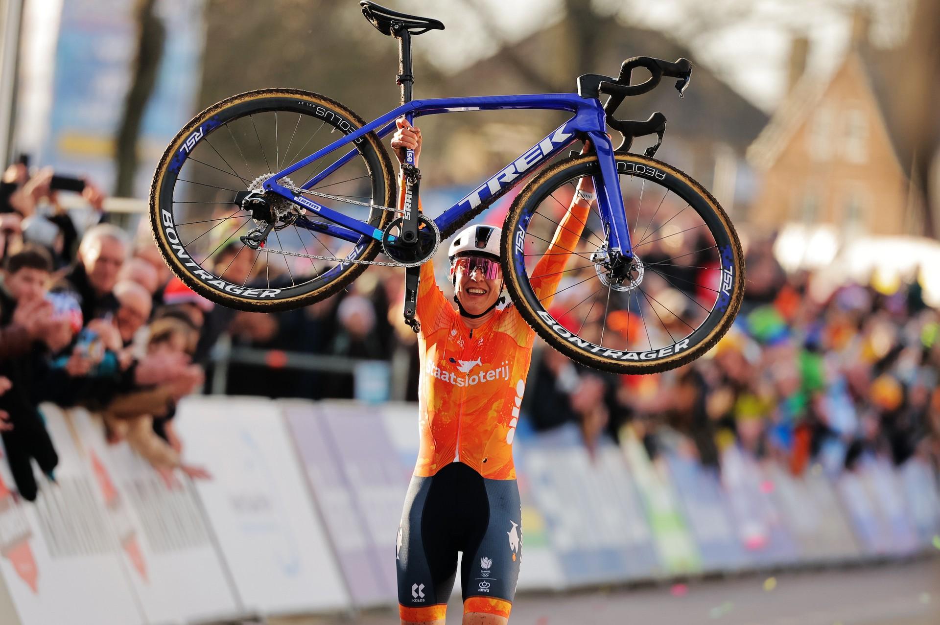 Cyclocross champion Lucinda Brand already logging six-hour road rides as she eyes Strade Bianche for 2026 road debut