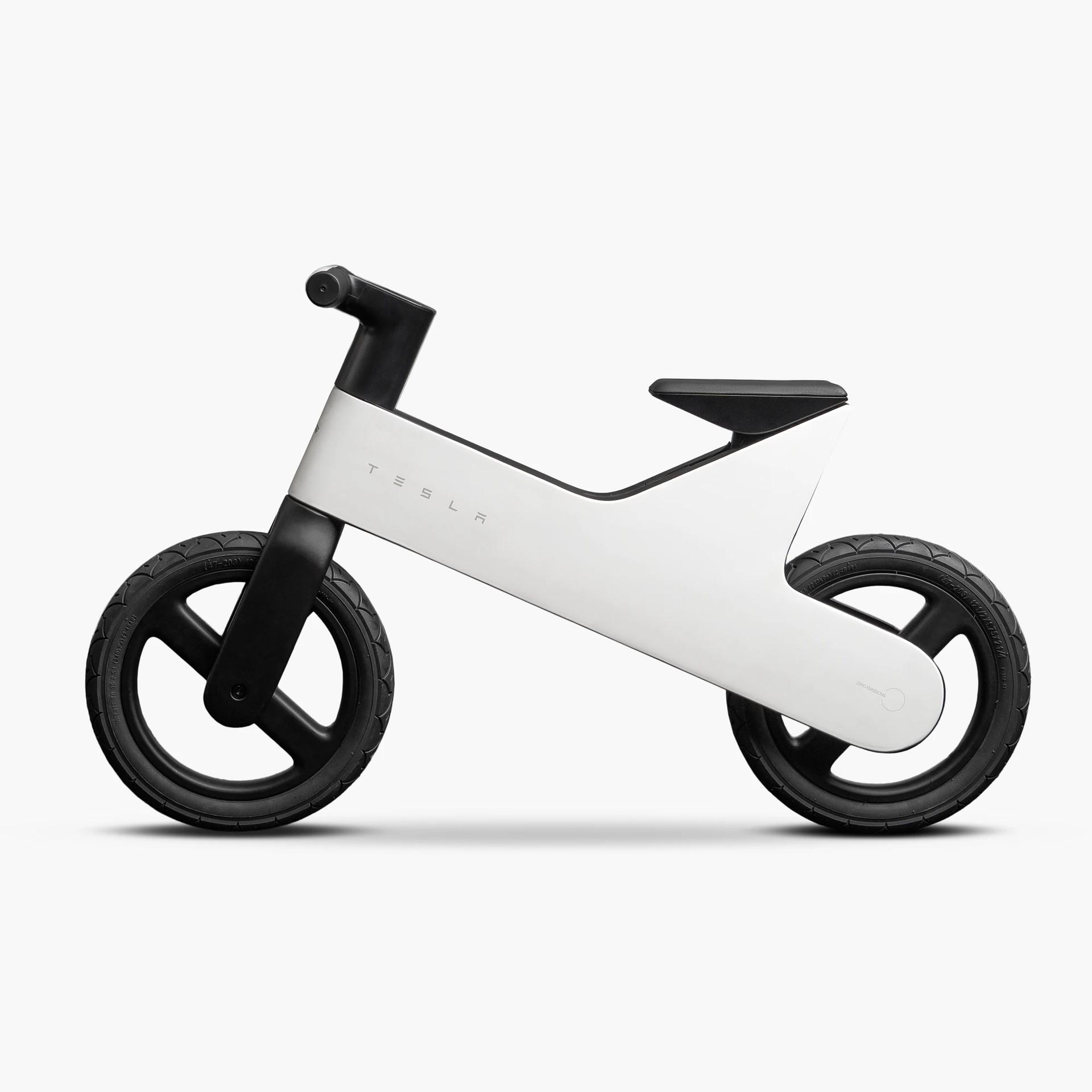 Tesla's first bike has no pedals or brakes, and costs $225