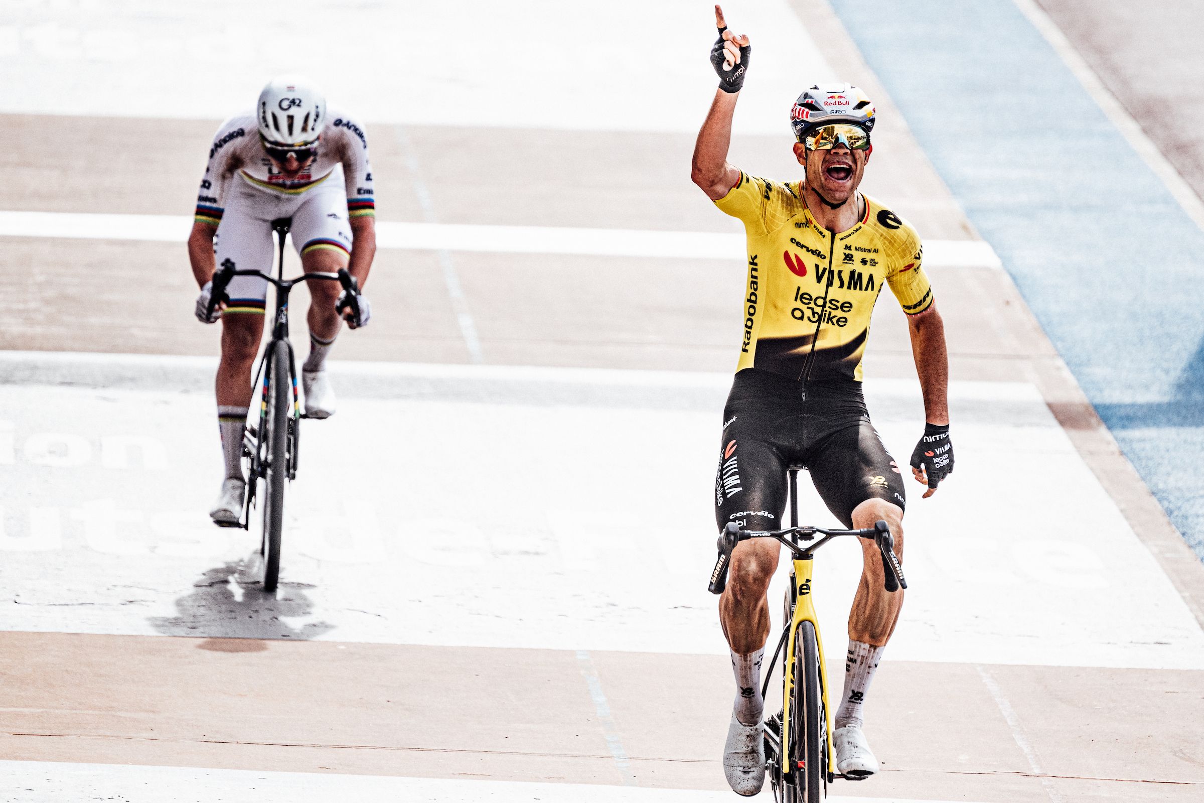 Wout van Aert restores unpredictability to the Monument hierarchy at Paris-Roubaix