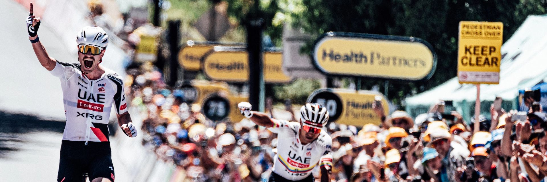 Jay Vine takes powers into the Tour Down Under race lead as UAE goes 1-2 on Stage 2