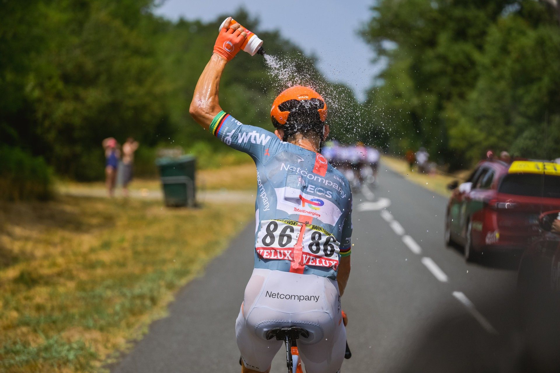 Tour de France Stage 9 cut by 30km after red heatwave alert in Corrèze threatens 41°C spikes