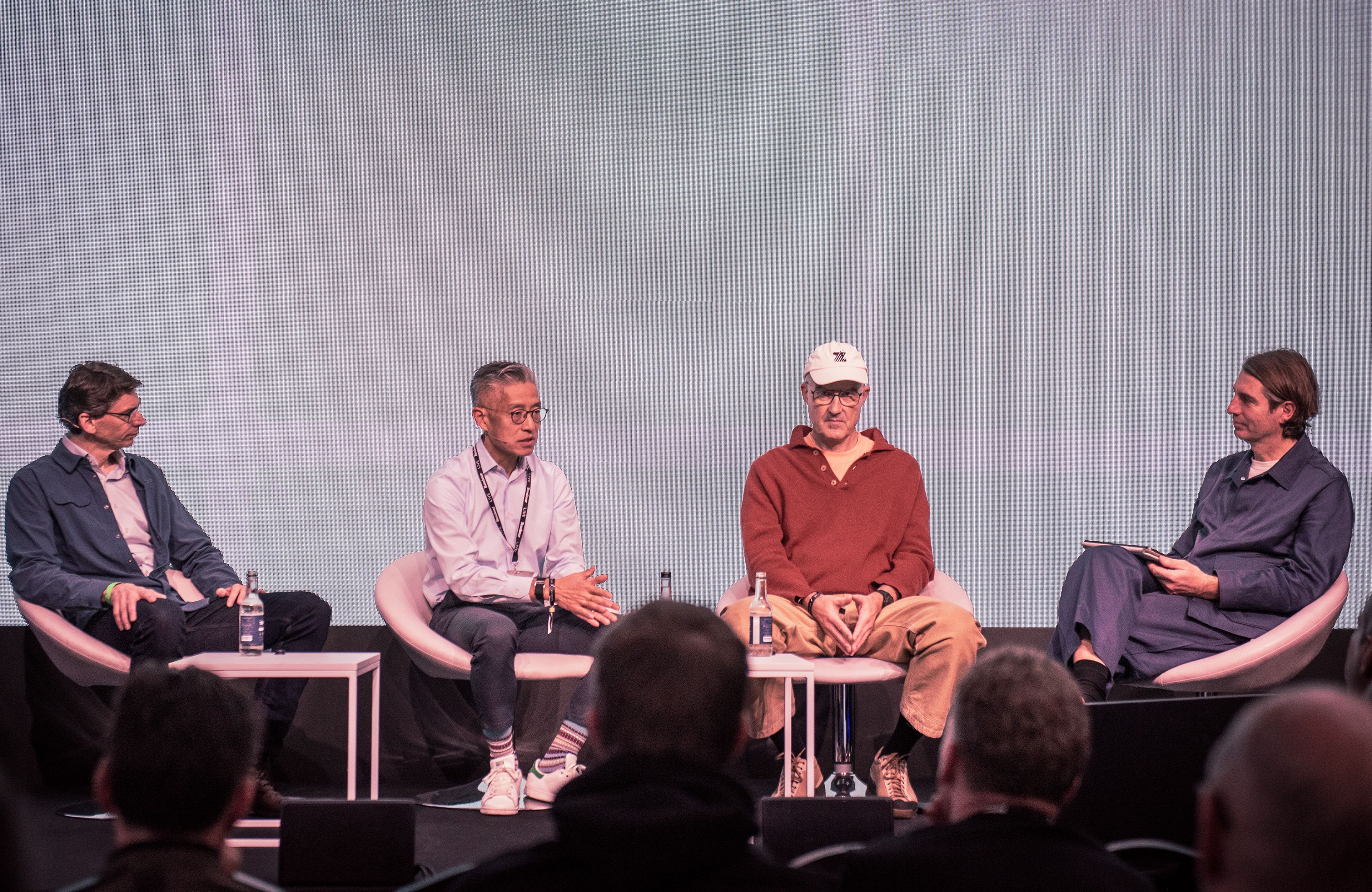 The panel on stage at Rouleur Live in November