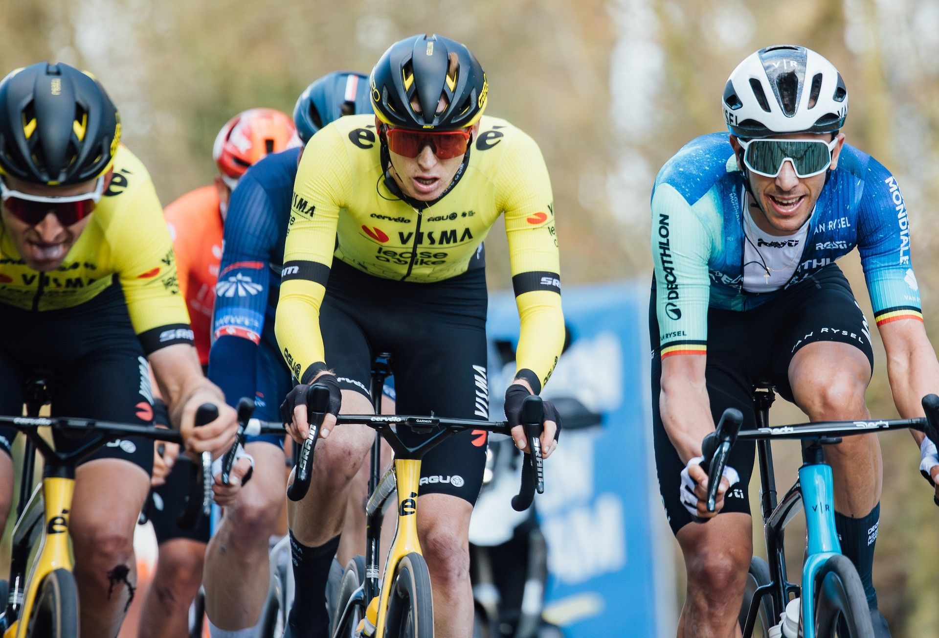 Movistar's Javier Romo allegedly grabbed Matteo Jorgenson by the neck after Tirreno-Adriatico stage 6