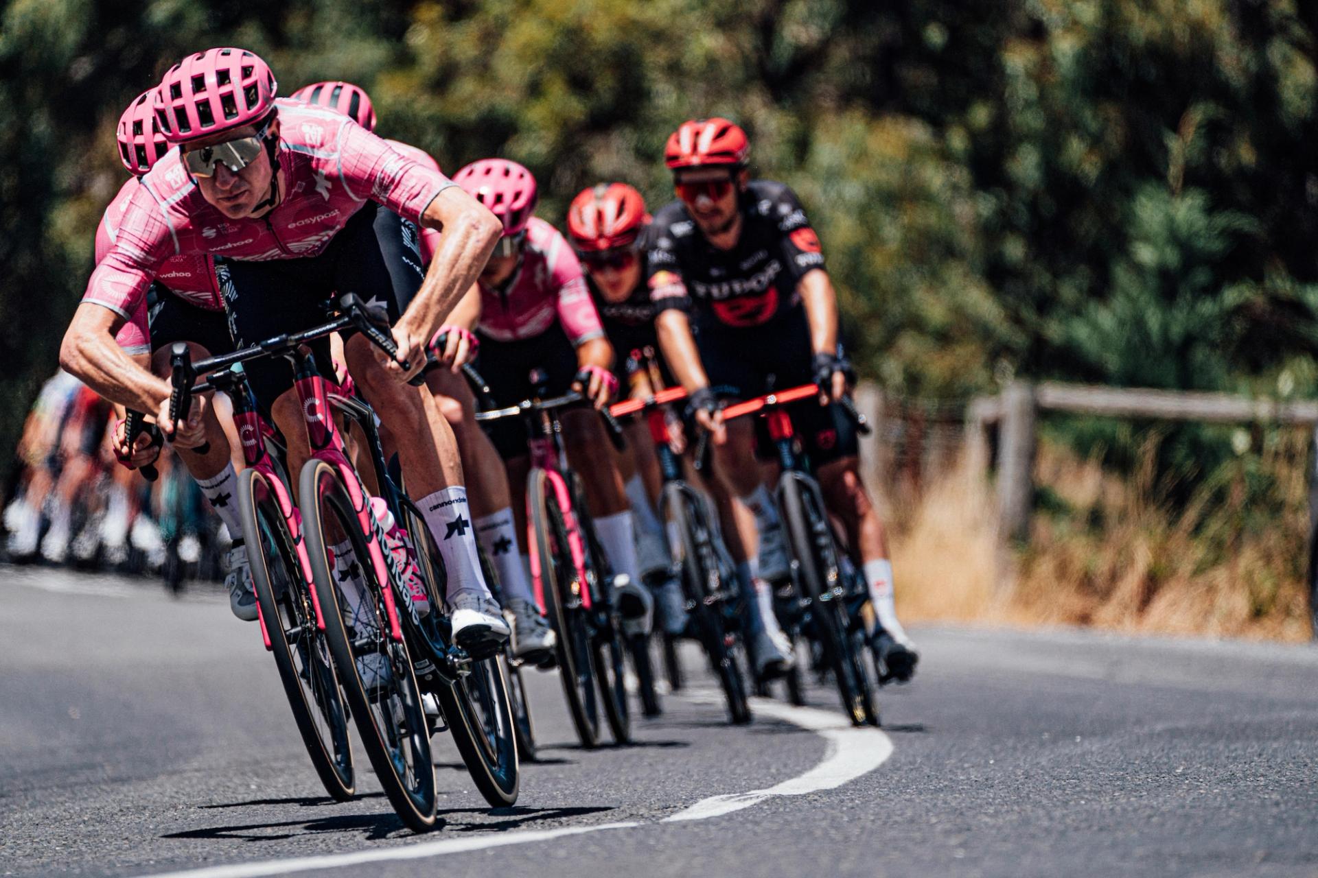 Picture by Zac Williams/SWpix.com - 25/01/2026 - Cycling - 2026 Tour Down Under - Stage 5 - Stirling to Stirling - Harry Sweeny, EF Education Easypost.